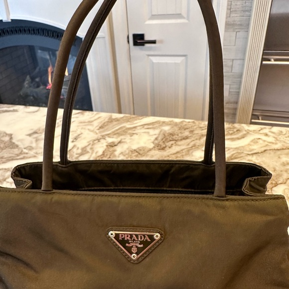 Certificate of Authenticity Prada Army Green Nylon Handbag Purse $1575 - Picture 4 of 16